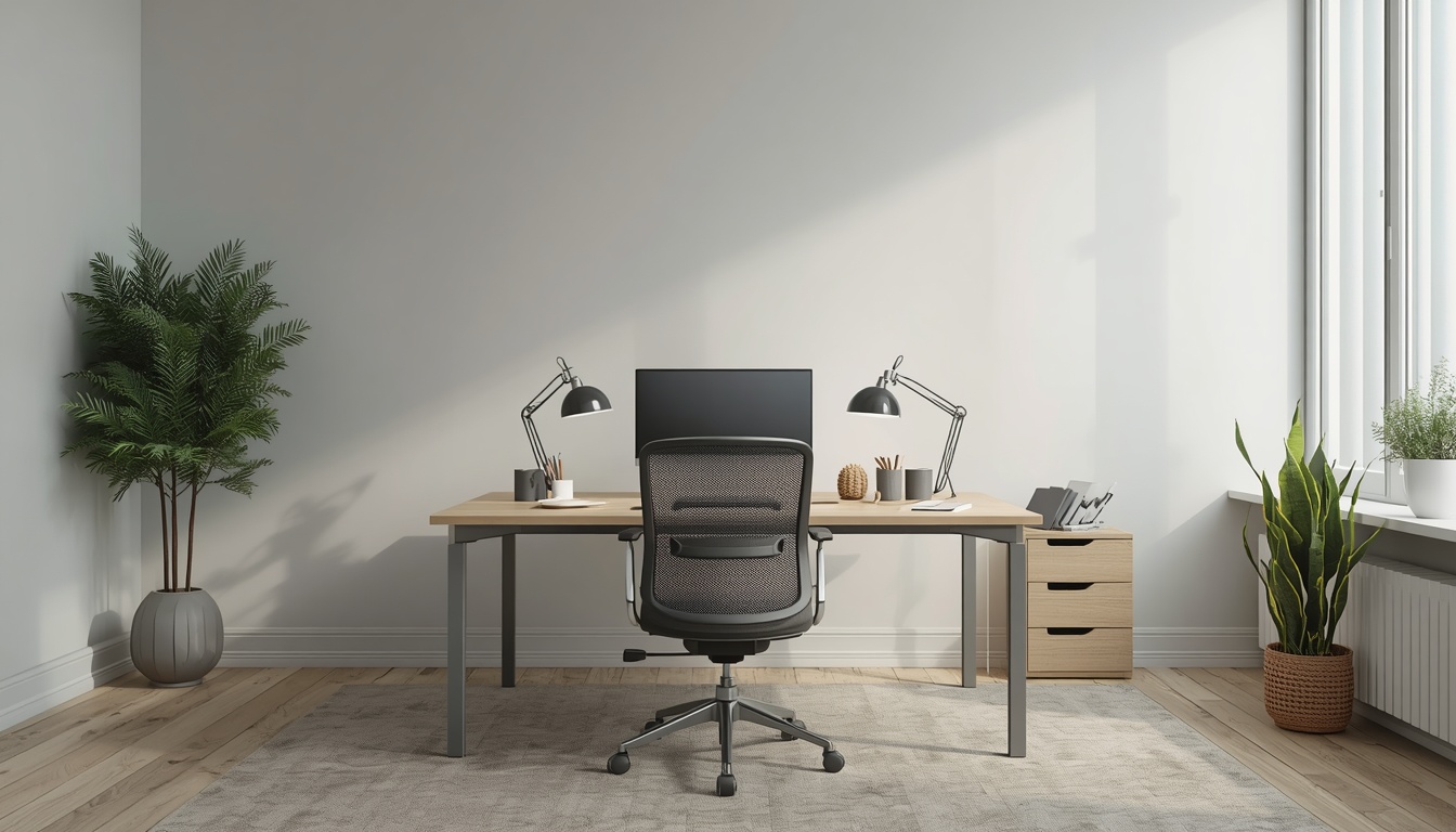 Vibeplant calm office with ergonomic accessories